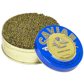 Tsar Nicoulai Golden Reserve caviar